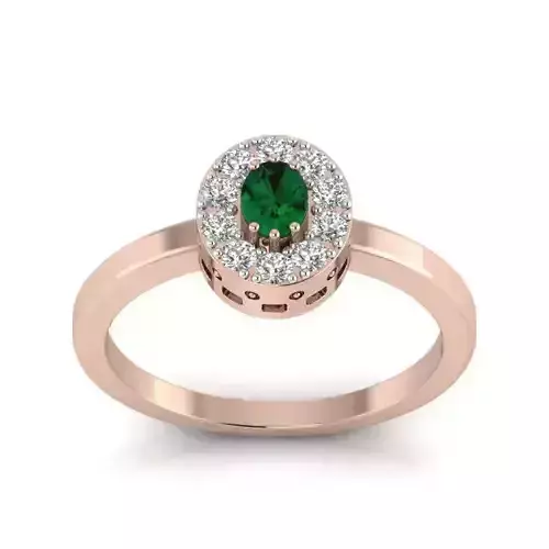 Wedding Oval Stone Ring Jewelry 