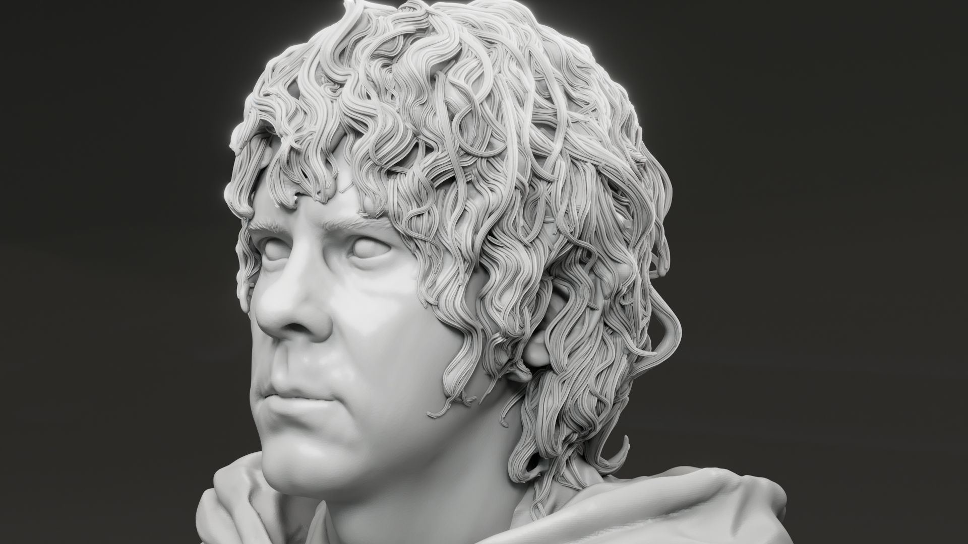 Dominic Monaghan - Merry - The Lord Of The Rings 3D print model_9