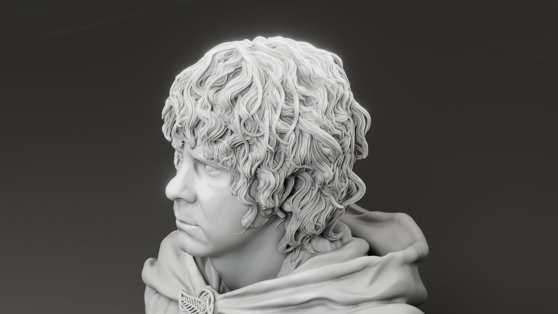 Dominic Monaghan - Merry - The Lord Of The Rings 3D print model_7