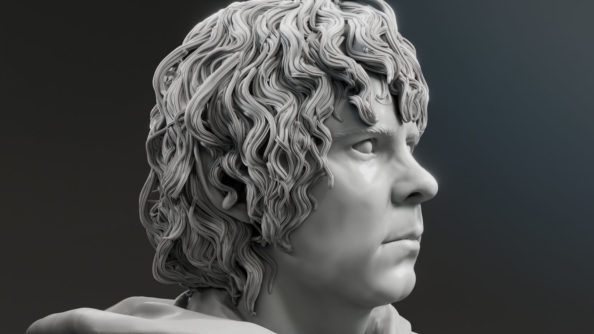 Dominic Monaghan - Merry - The Lord Of The Rings 3D print model_12