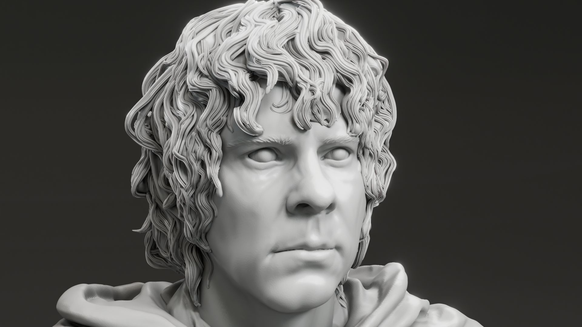 Dominic Monaghan - Merry - The Lord Of The Rings 3D print model_11