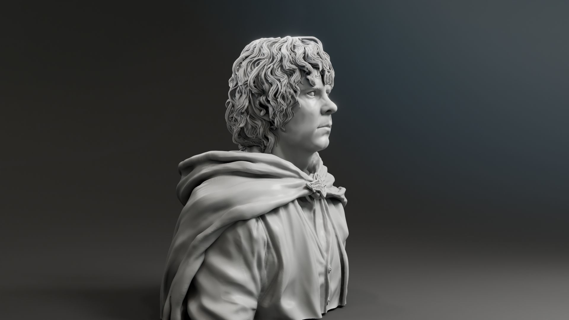 Dominic Monaghan - Merry - The Lord Of The Rings 3D print model_2