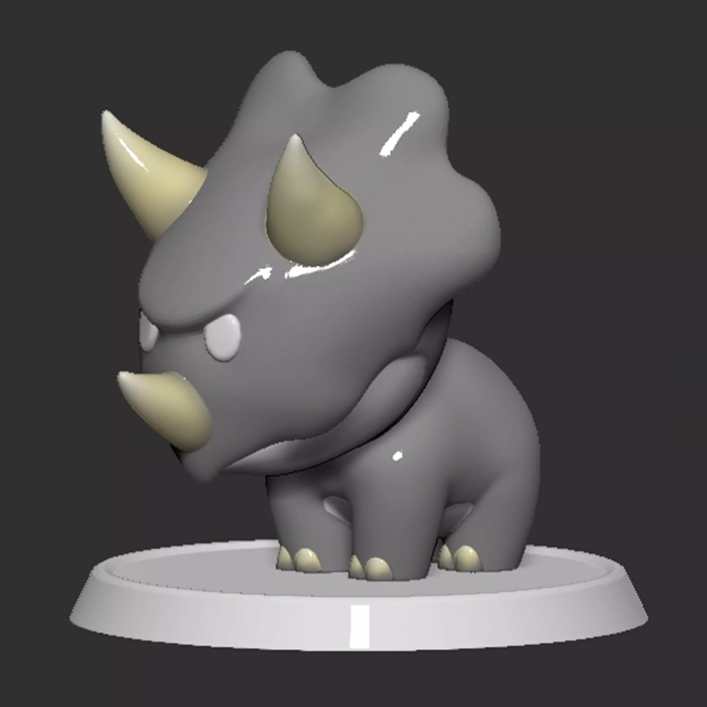 Reznor Mario Boss Based Closed Mouth 3D print model_0