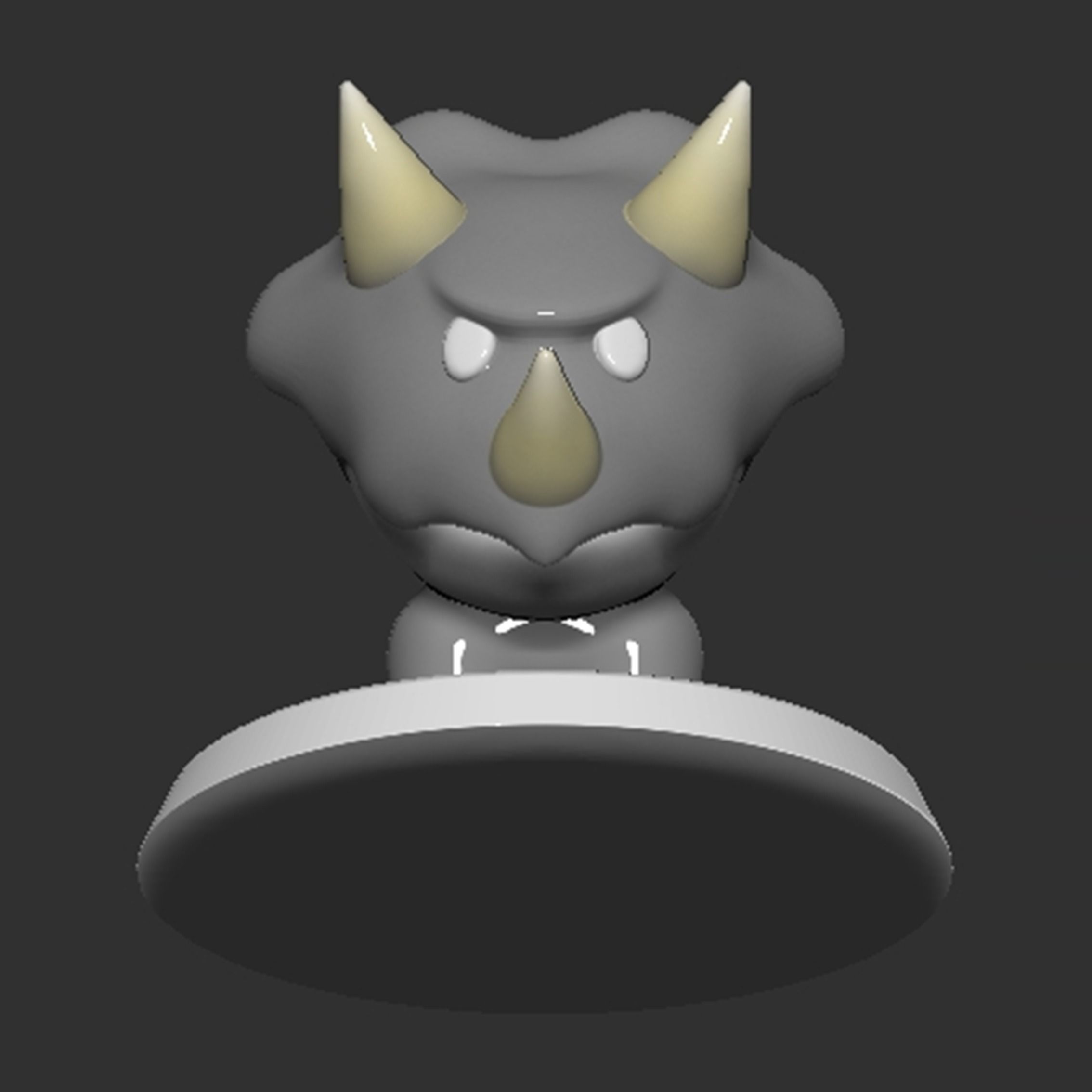 Reznor Mario Boss Based Closed Mouth 3D print model_16