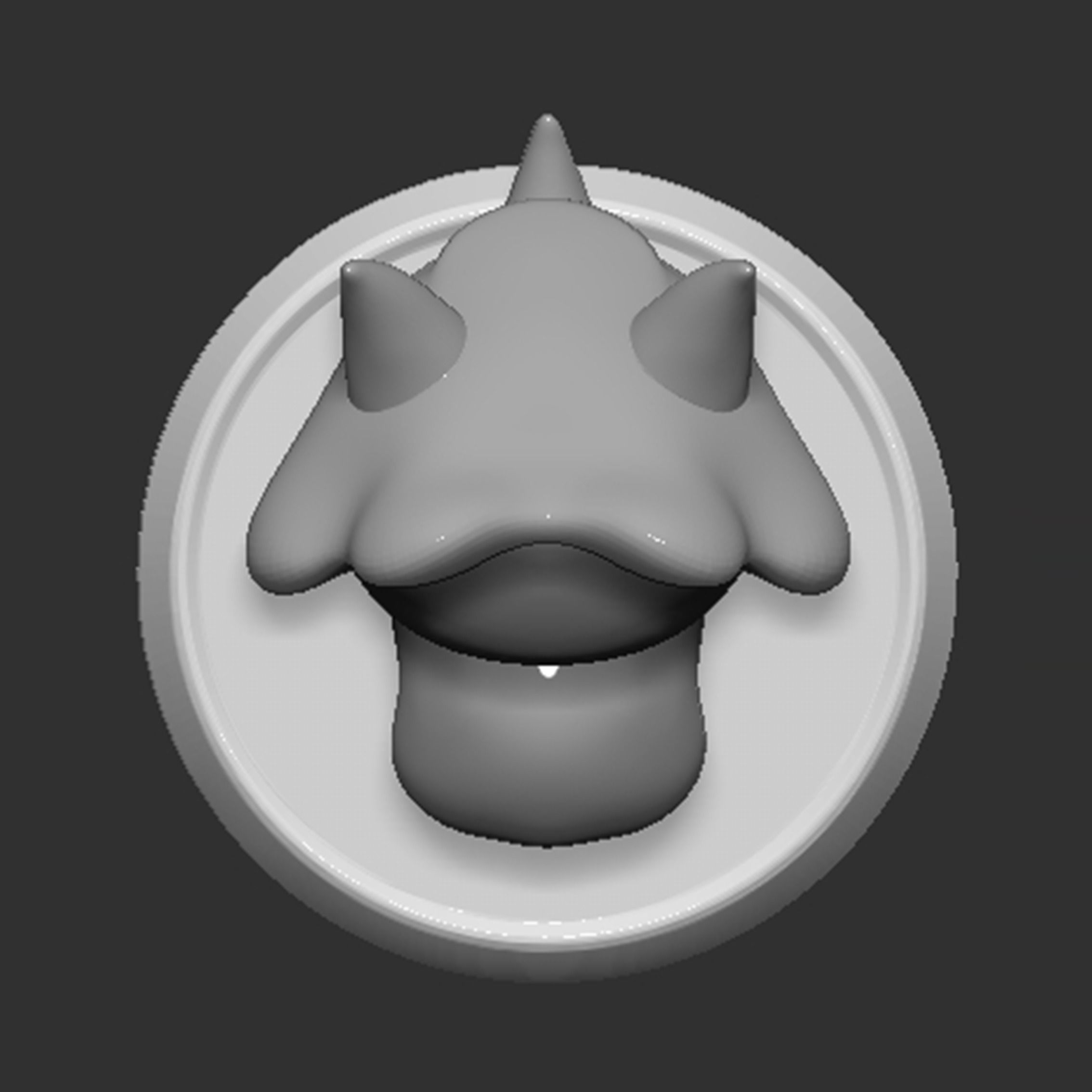 Reznor Mario Boss Based Closed Mouth 3D print model_15