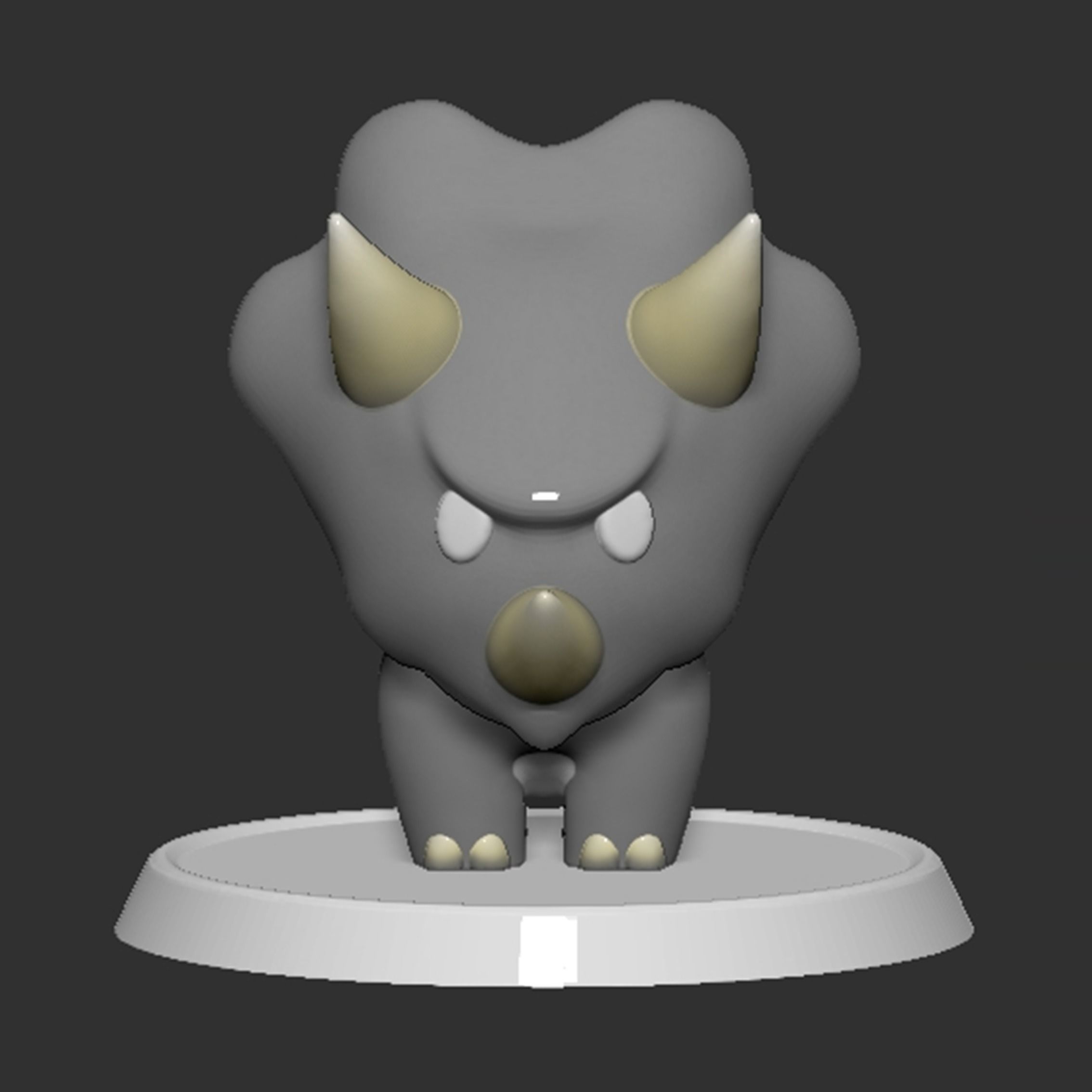 Reznor Mario Boss Based Closed Mouth 3D print model_4
