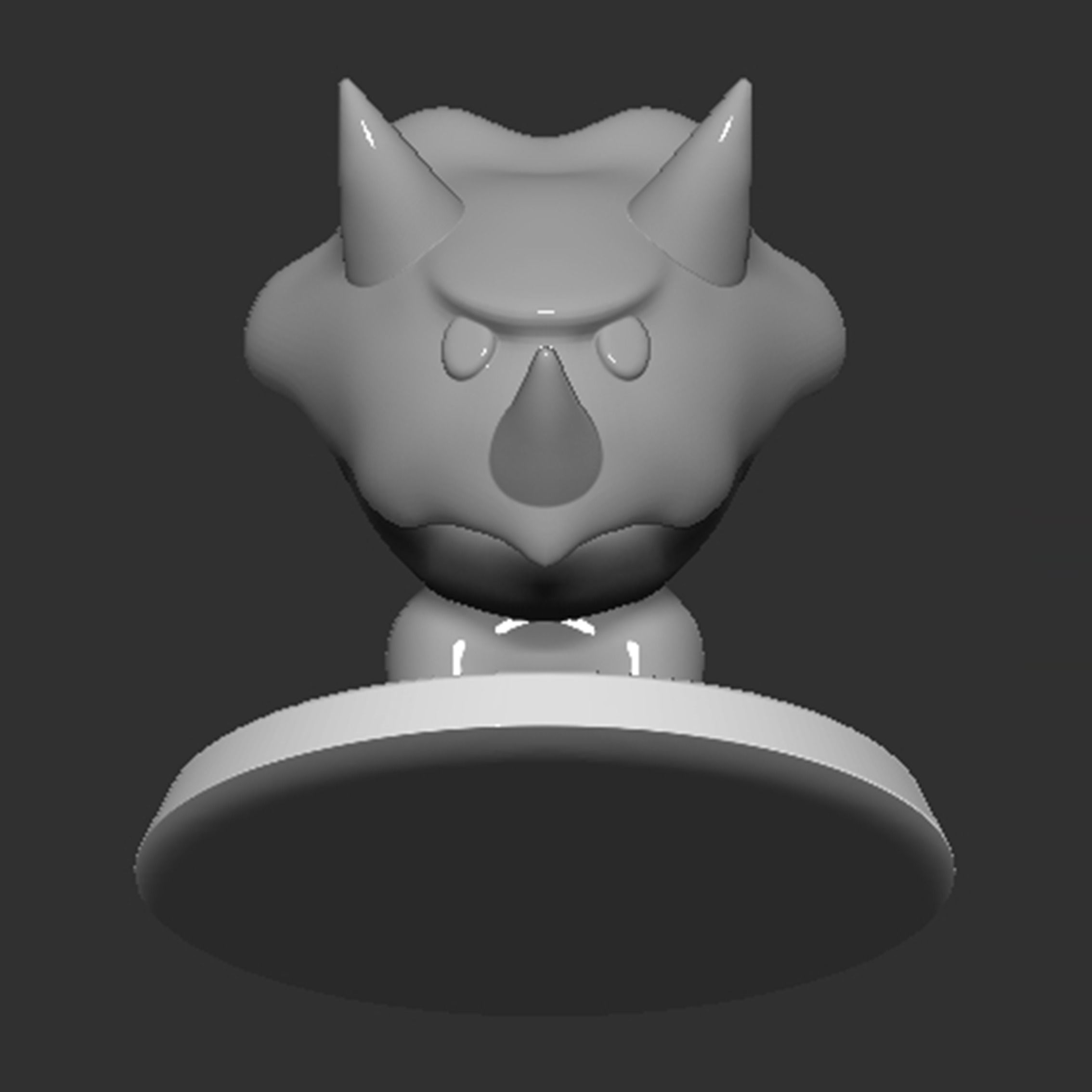 Reznor Mario Boss Based Closed Mouth 3D print model_17