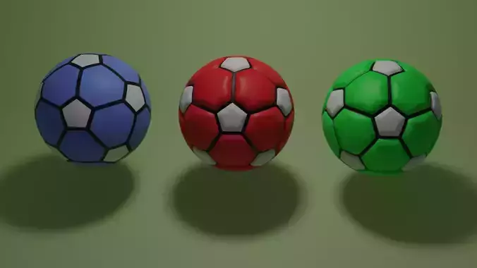 simple soccer ball 3D model