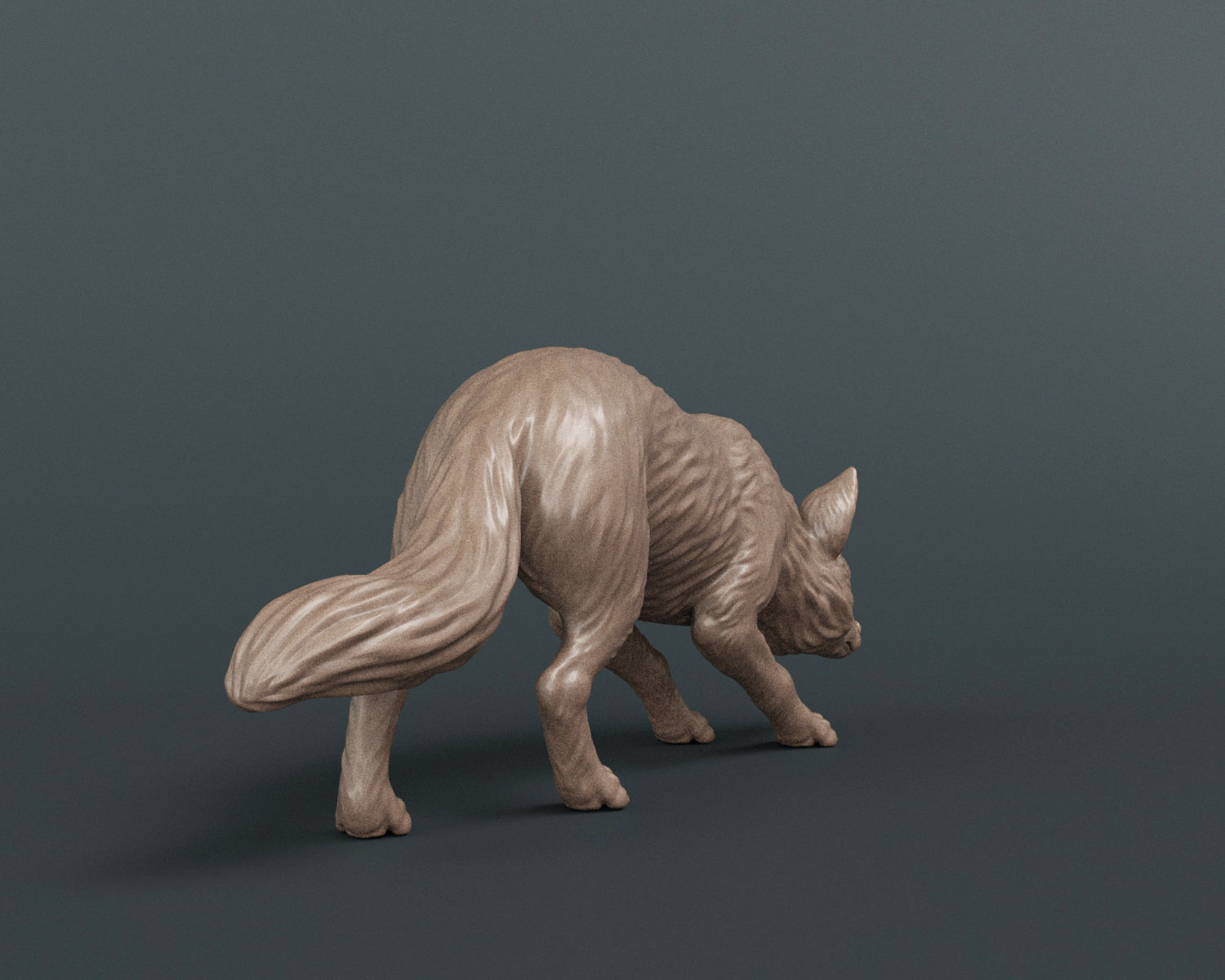 Fox Vulpes 3D print model_6