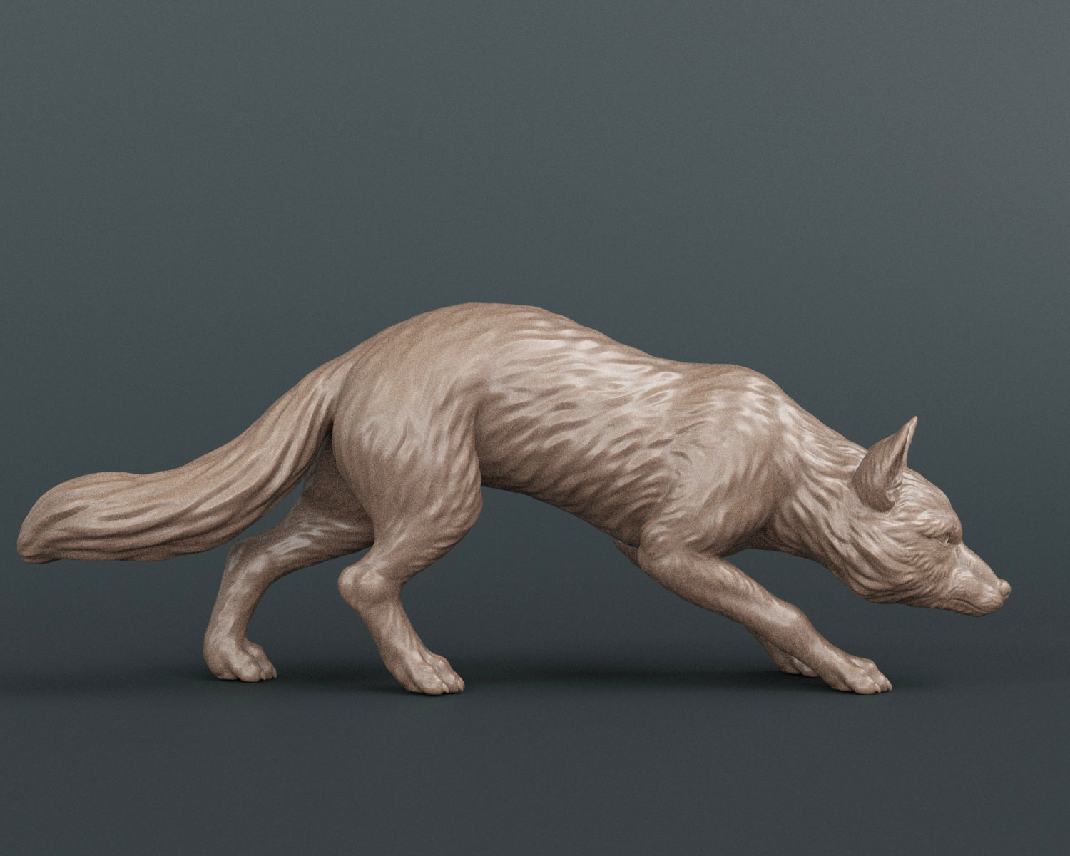 Fox Vulpes 3D print model_2