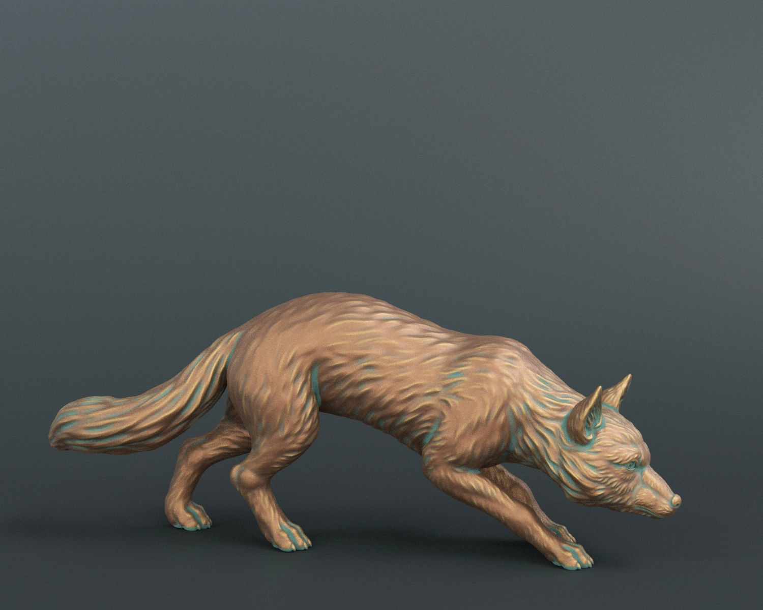 Fox Vulpes 3D print model_1