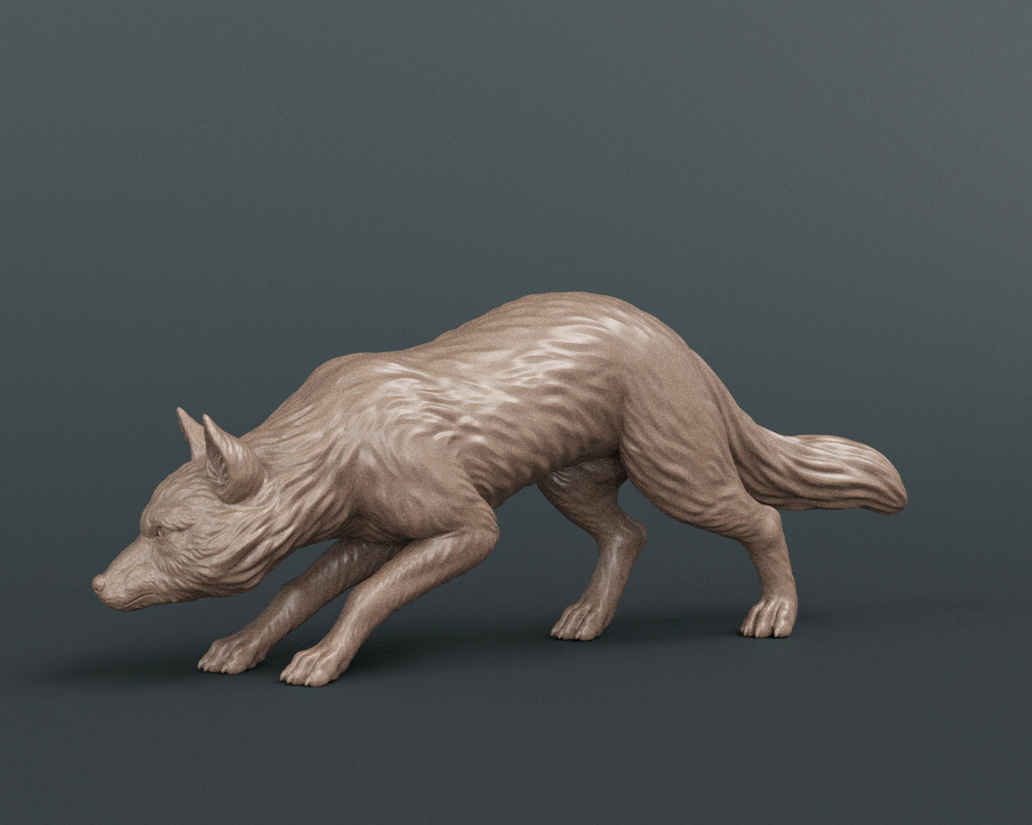 Fox Vulpes 3D print model_4
