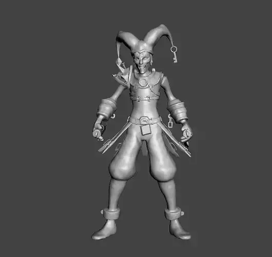 Asylum Shaco 3D Model 3D print model