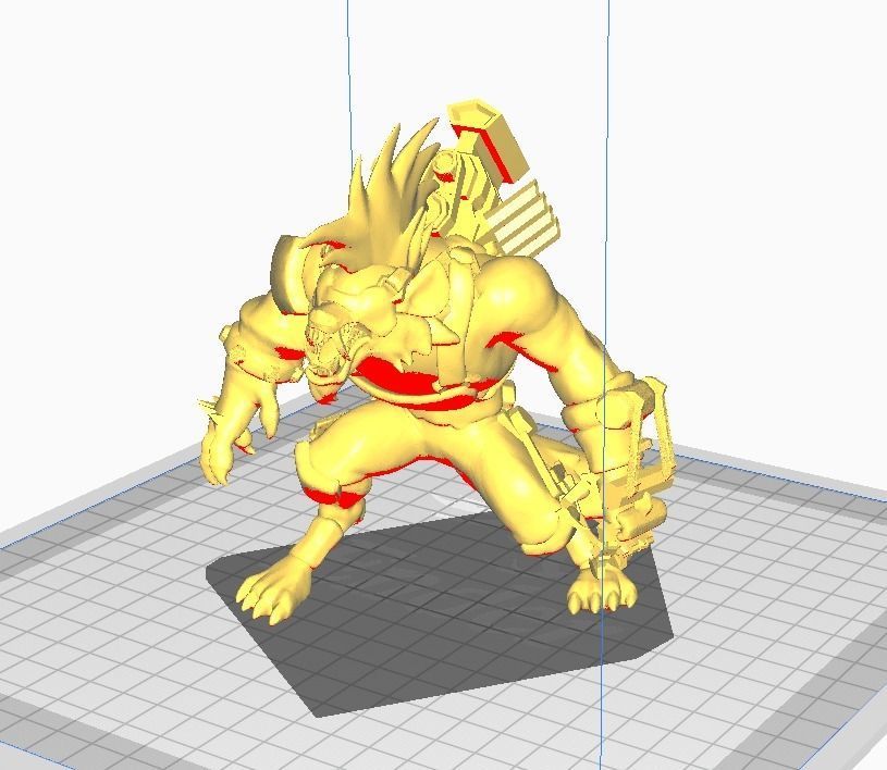 Hyena Warwick 3D Model 3D print model_1