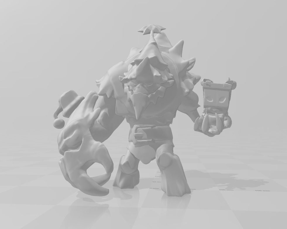 Festive Maokai 3D Model 3D print model_3