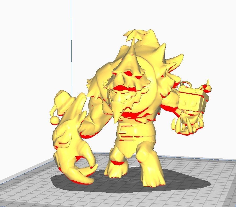 Festive Maokai 3D Model 3D print model_5
