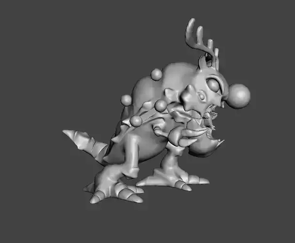 Festive Maokai 3D Model 3D print model