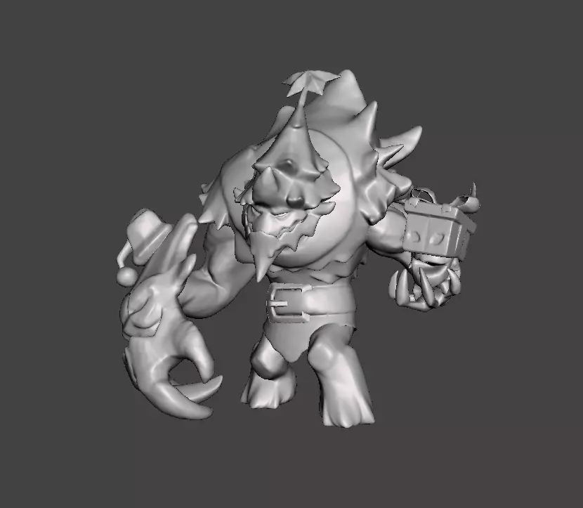 Festive Maokai 3D Model 3D print model_1