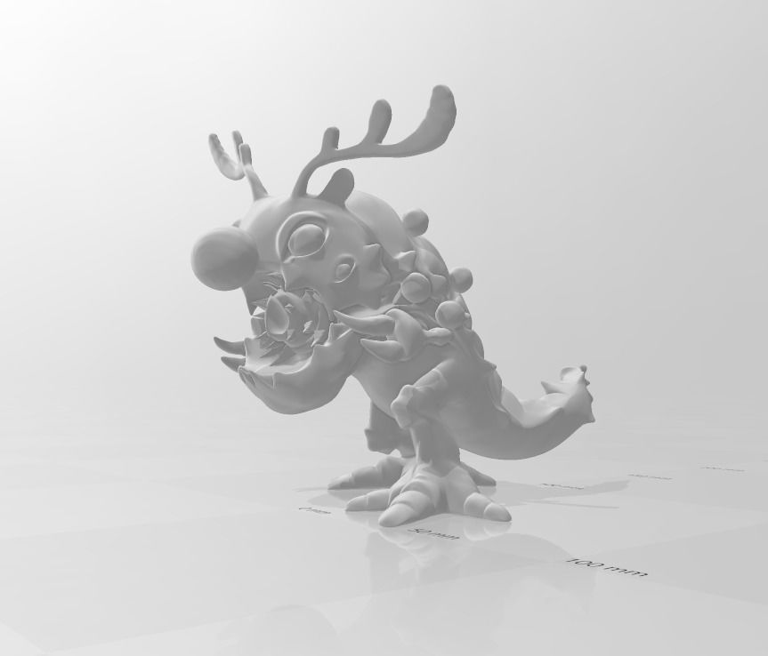 Festive Maokai 3D Model 3D print model_4