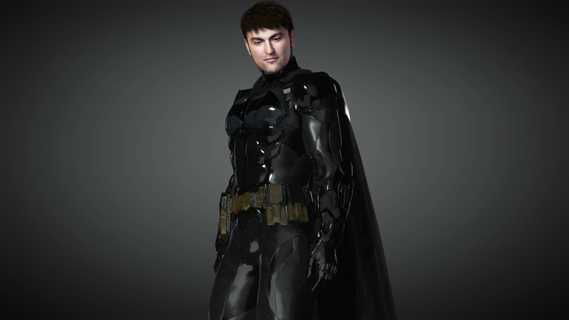 Robert Pattinsons The Batman Low-poly 3D model_3