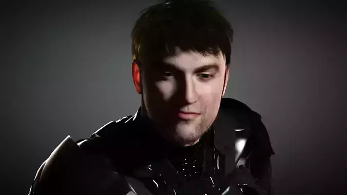 Robert Pattinsons The Batman Low-poly 3D model