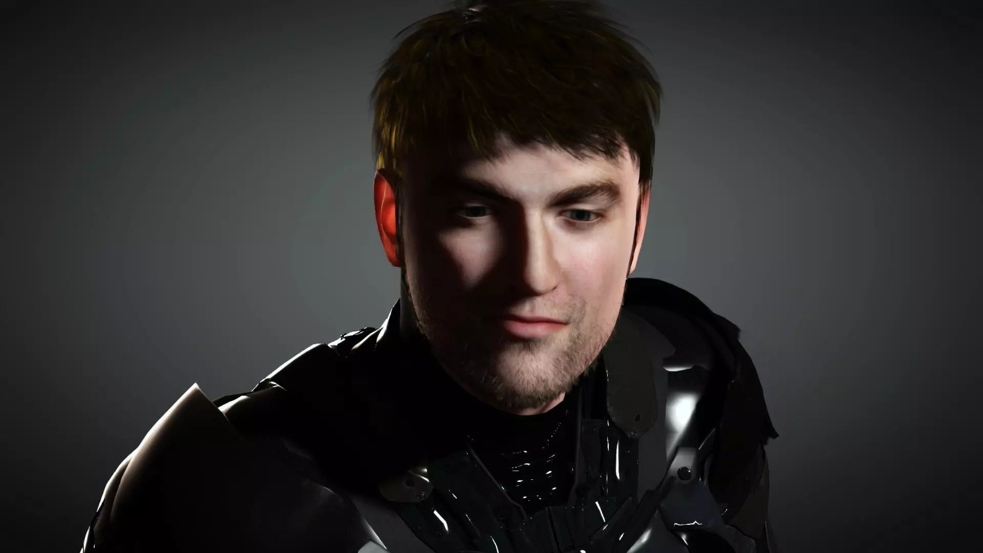 Robert Pattinsons The Batman Low-poly 3D model_0