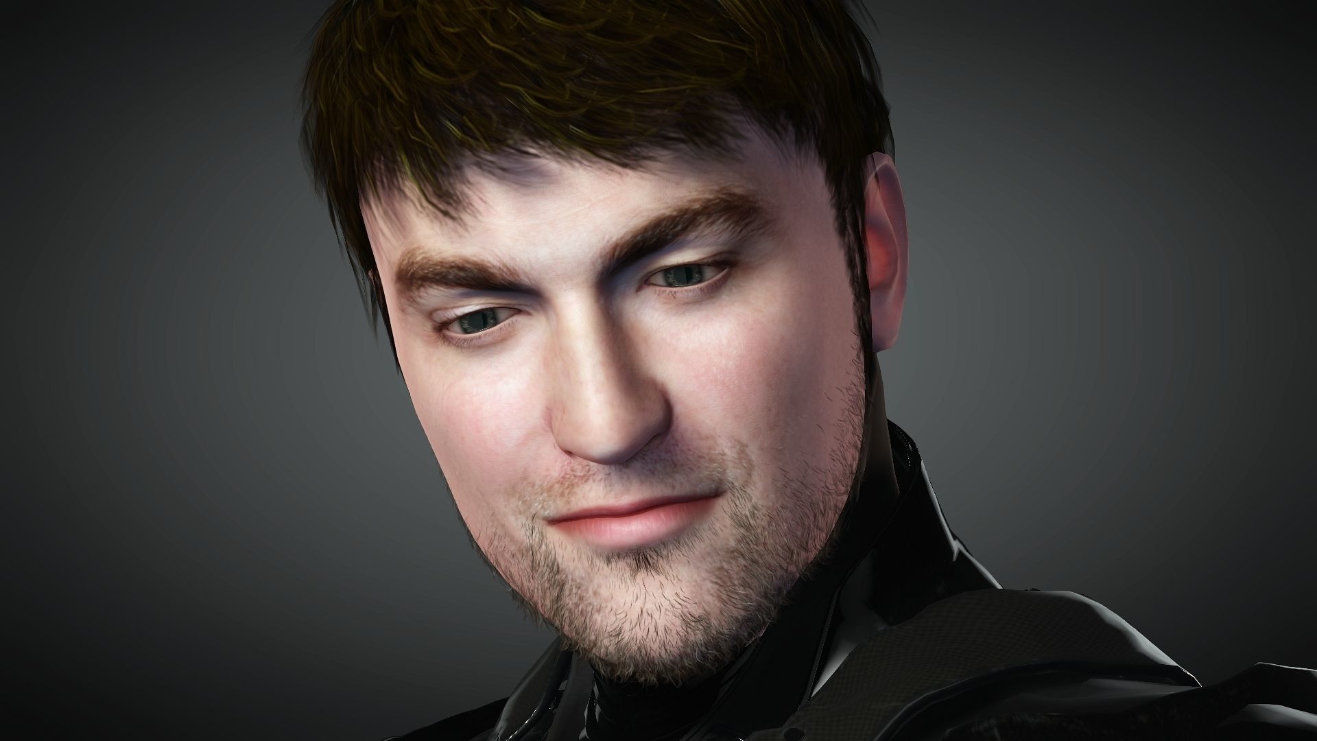 Robert Pattinsons The Batman Low-poly 3D model_2