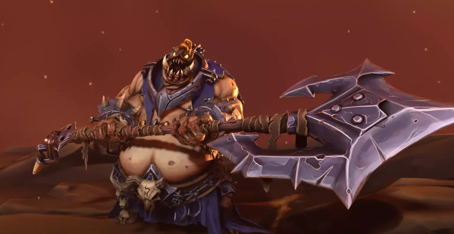 Monster Greedy Executioner - low-poly RIGGED 3d model Low-poly 3D model