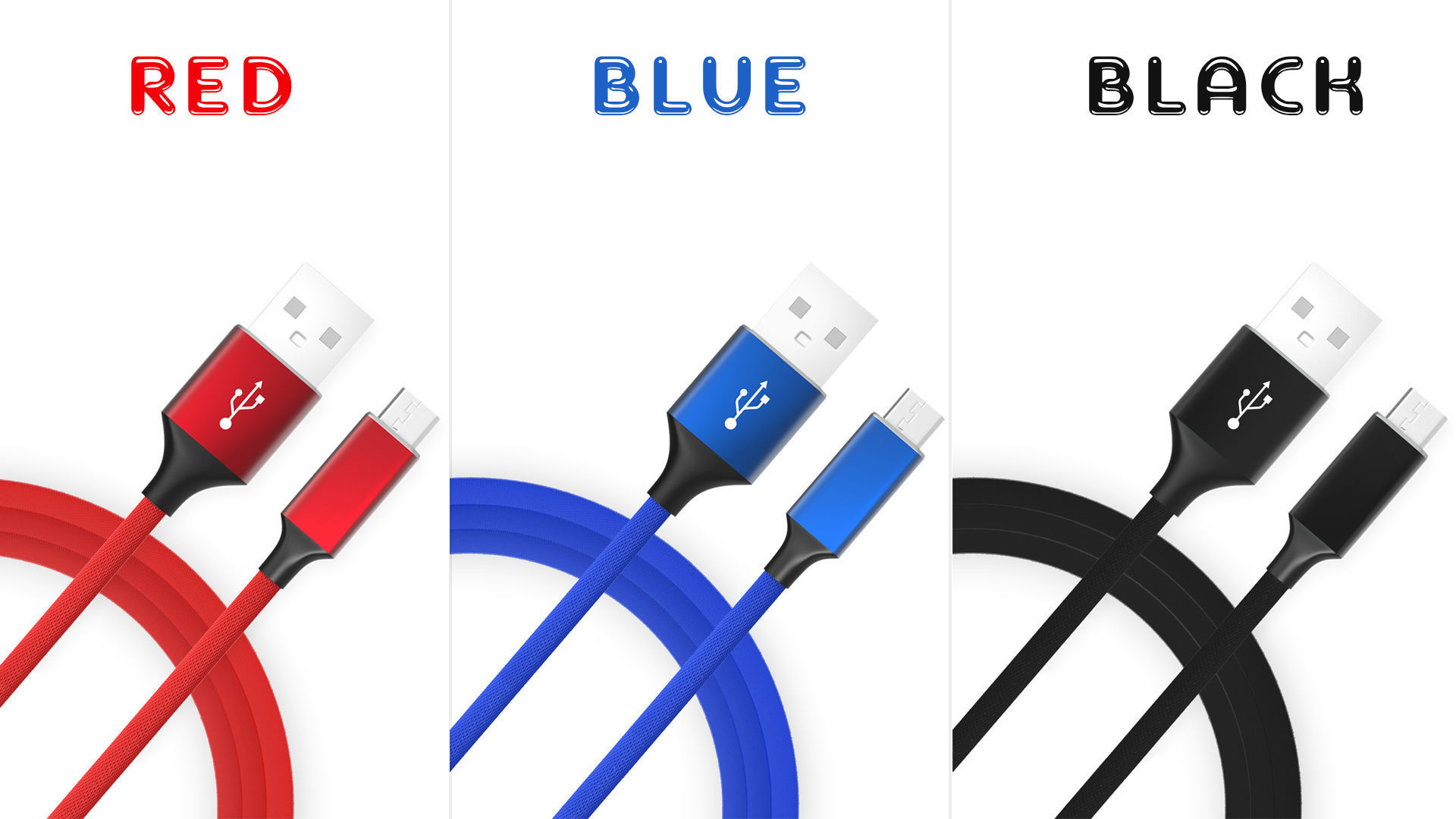 USB wire Low-poly 3d model Low-poly 3D model_3