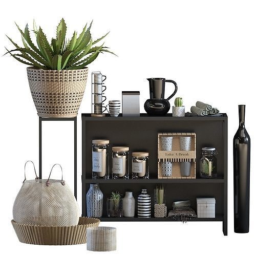 Decor Set  K1 3D model