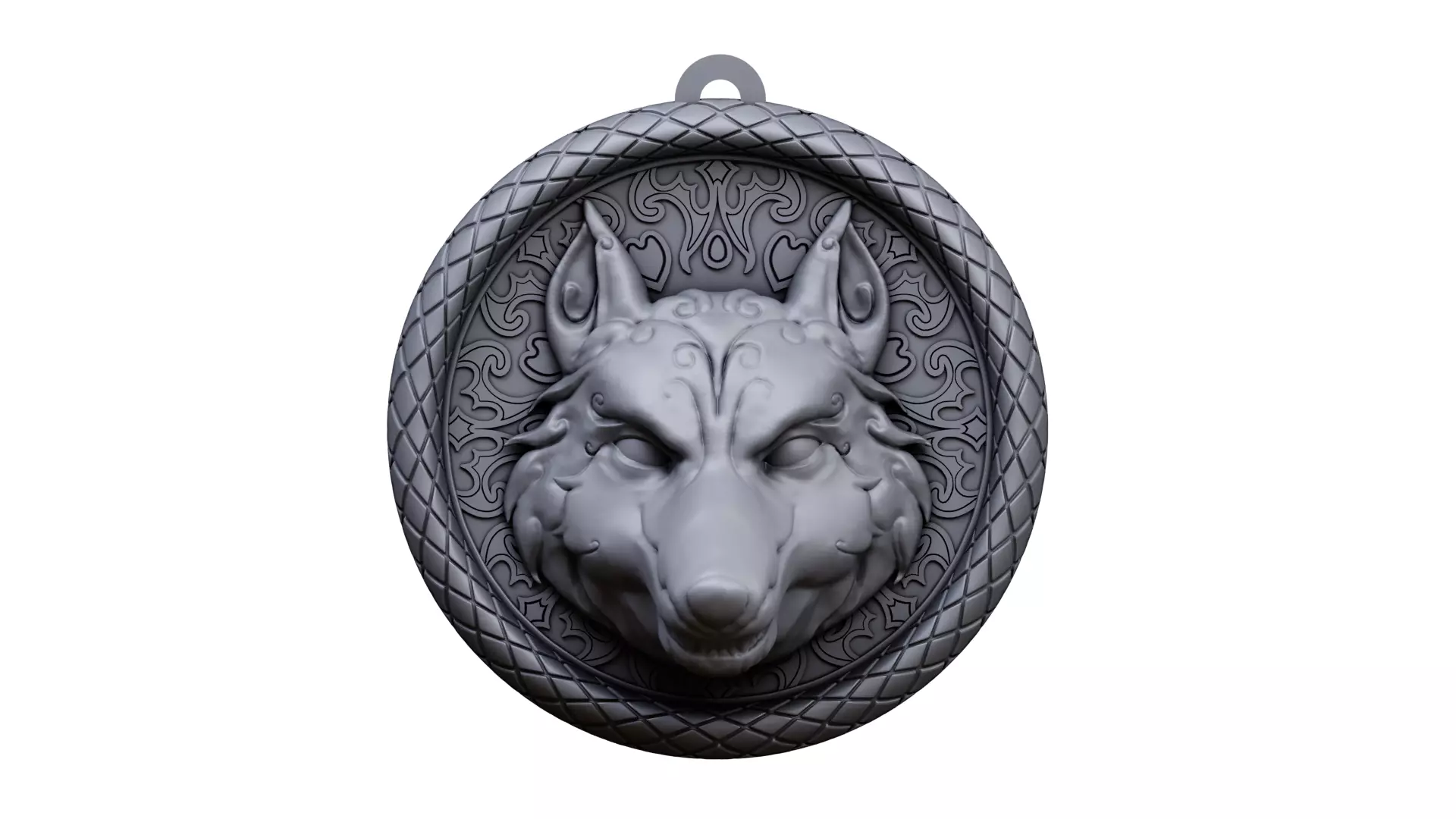 THE WITCHER WOLF NECKLACE - TWO VERSIONS Free 3D print model