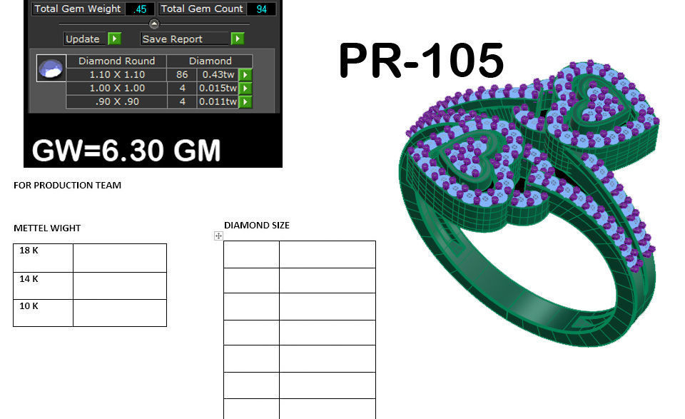 Solitaire Engagement Heart Ring 3D print model_10