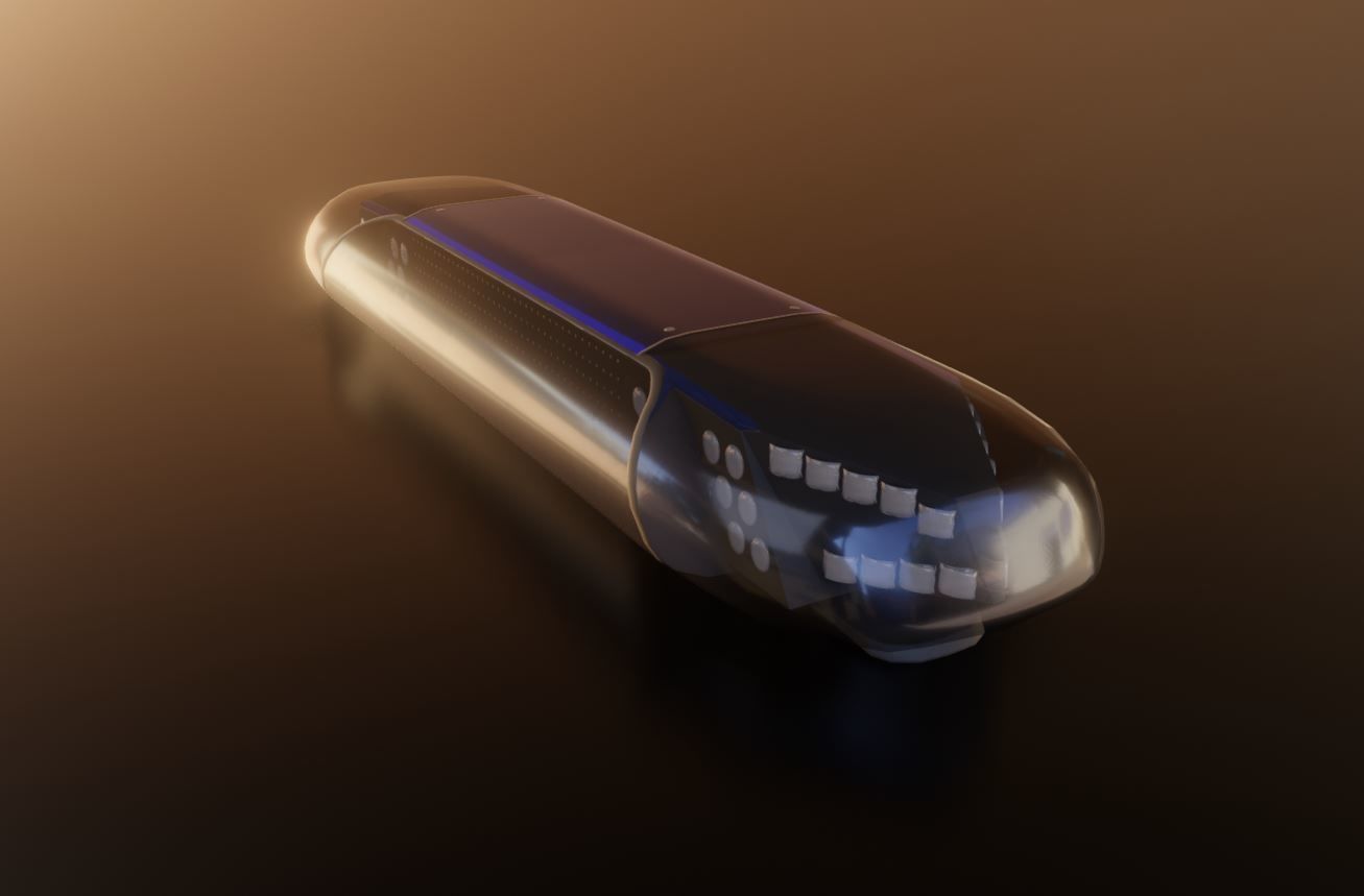 Animated DBS 4000 BE Lightbar Low-poly 3D model_5