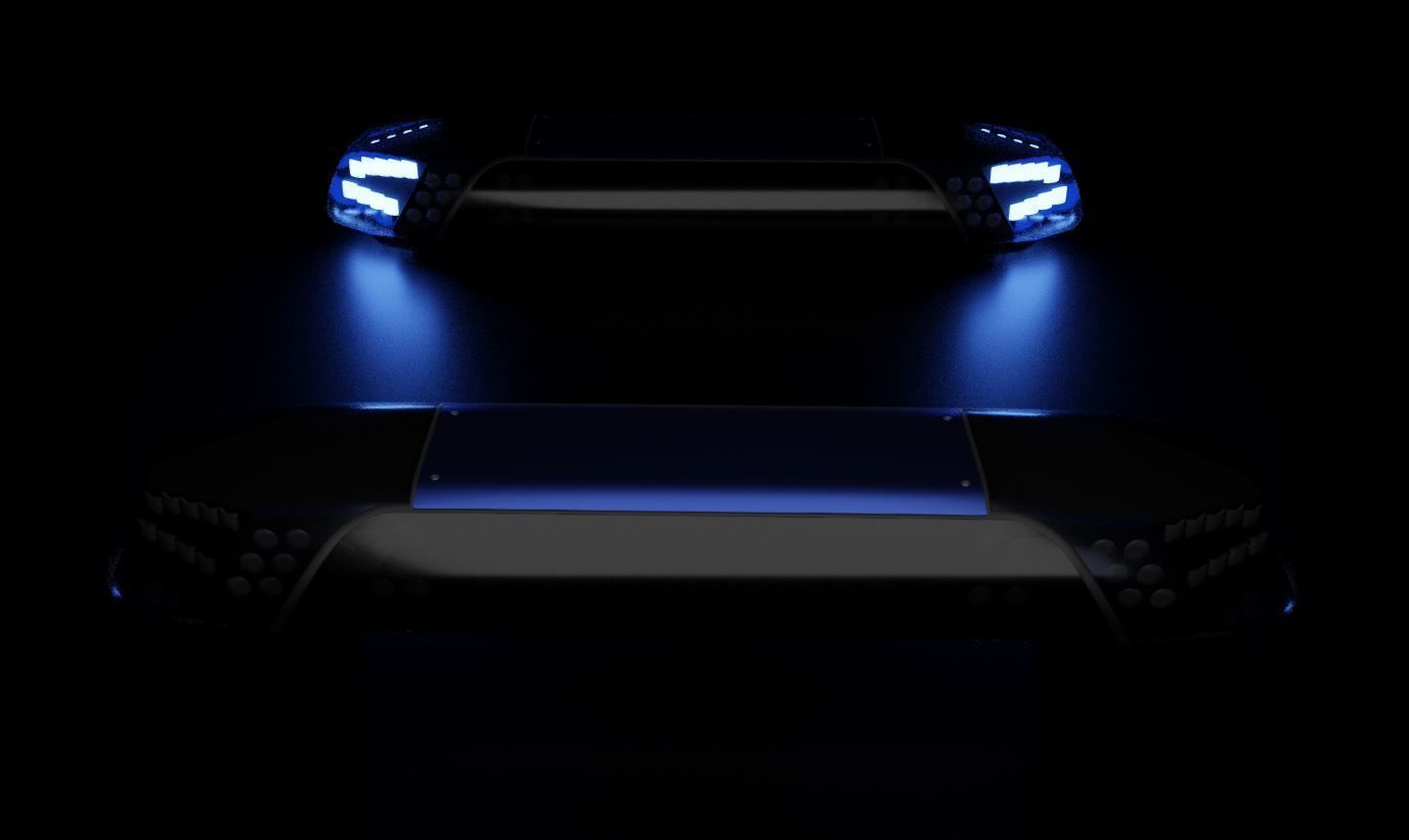 Animated DBS 4000 BE Lightbar Low-poly 3D model_18