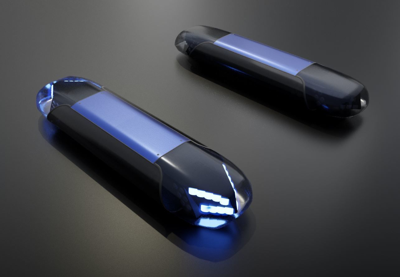 Animated DBS 4000 BE Lightbar Low-poly 3D model_14