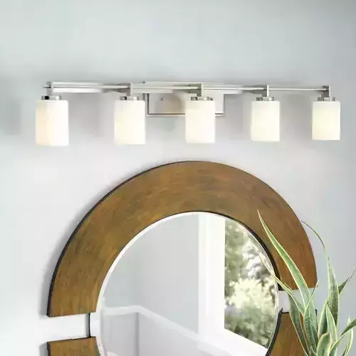 Biller 5 - Light Dimmable Brushed Nickel Vanity Light