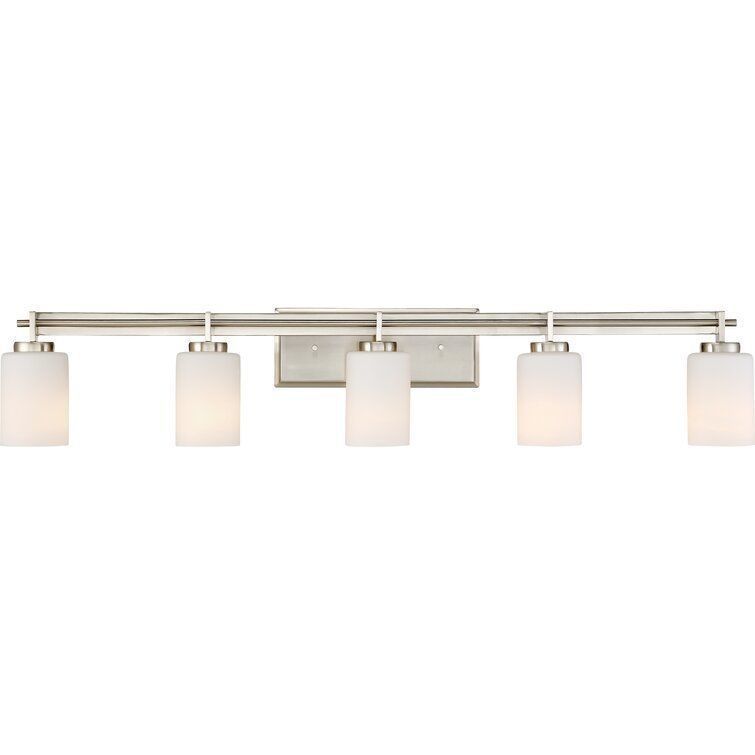 Biller 5 - Light Dimmable Brushed Nickel Vanity Light Free 3D model_1