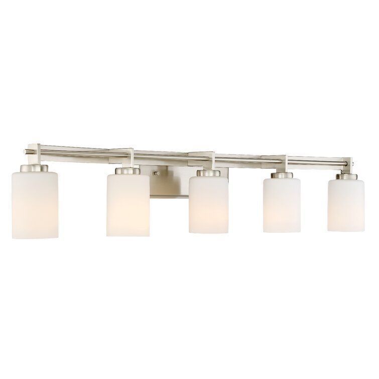 Biller 5 - Light Dimmable Brushed Nickel Vanity Light Free 3D model_2