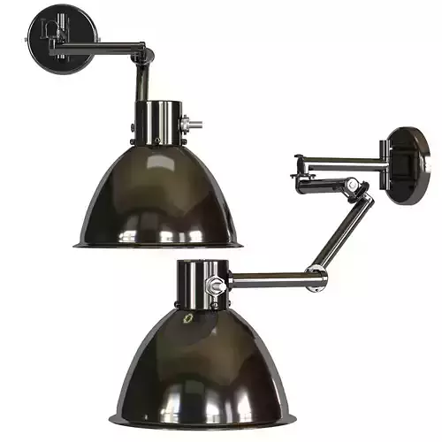 Jeff  adjustable wall lamp 3D model