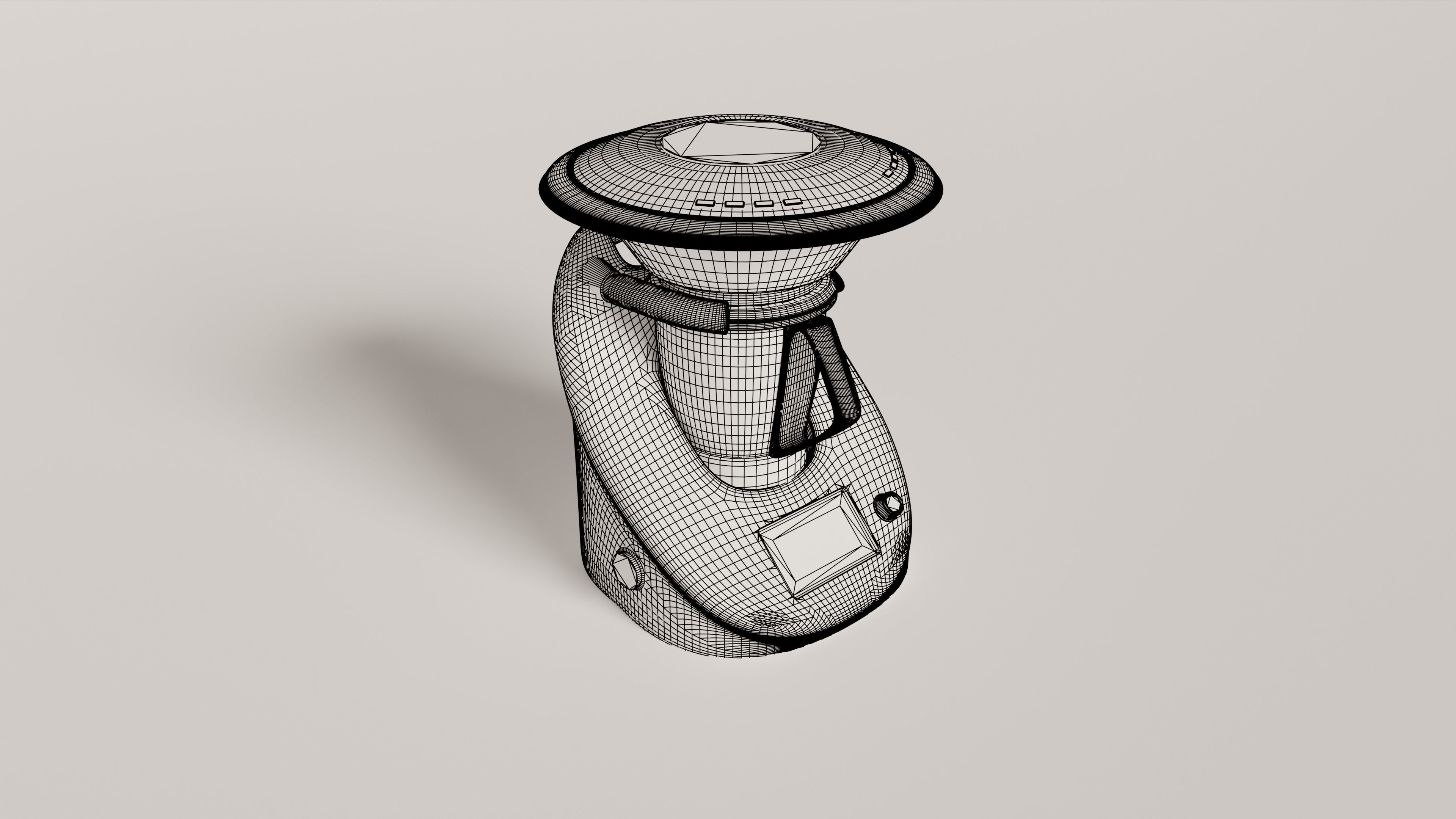 Food Mixer Free 3D model_14