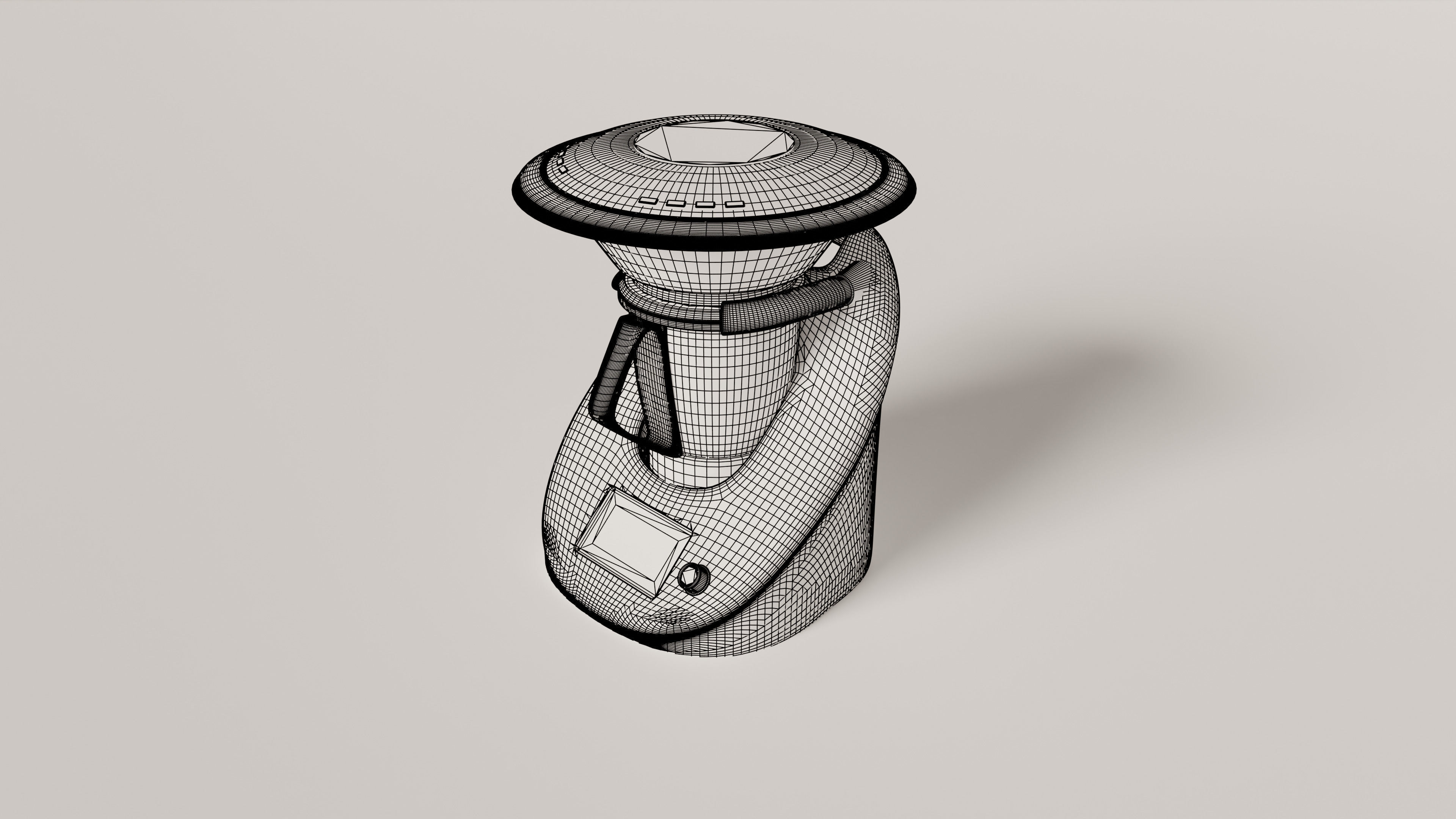 Food Mixer Free 3D model_8