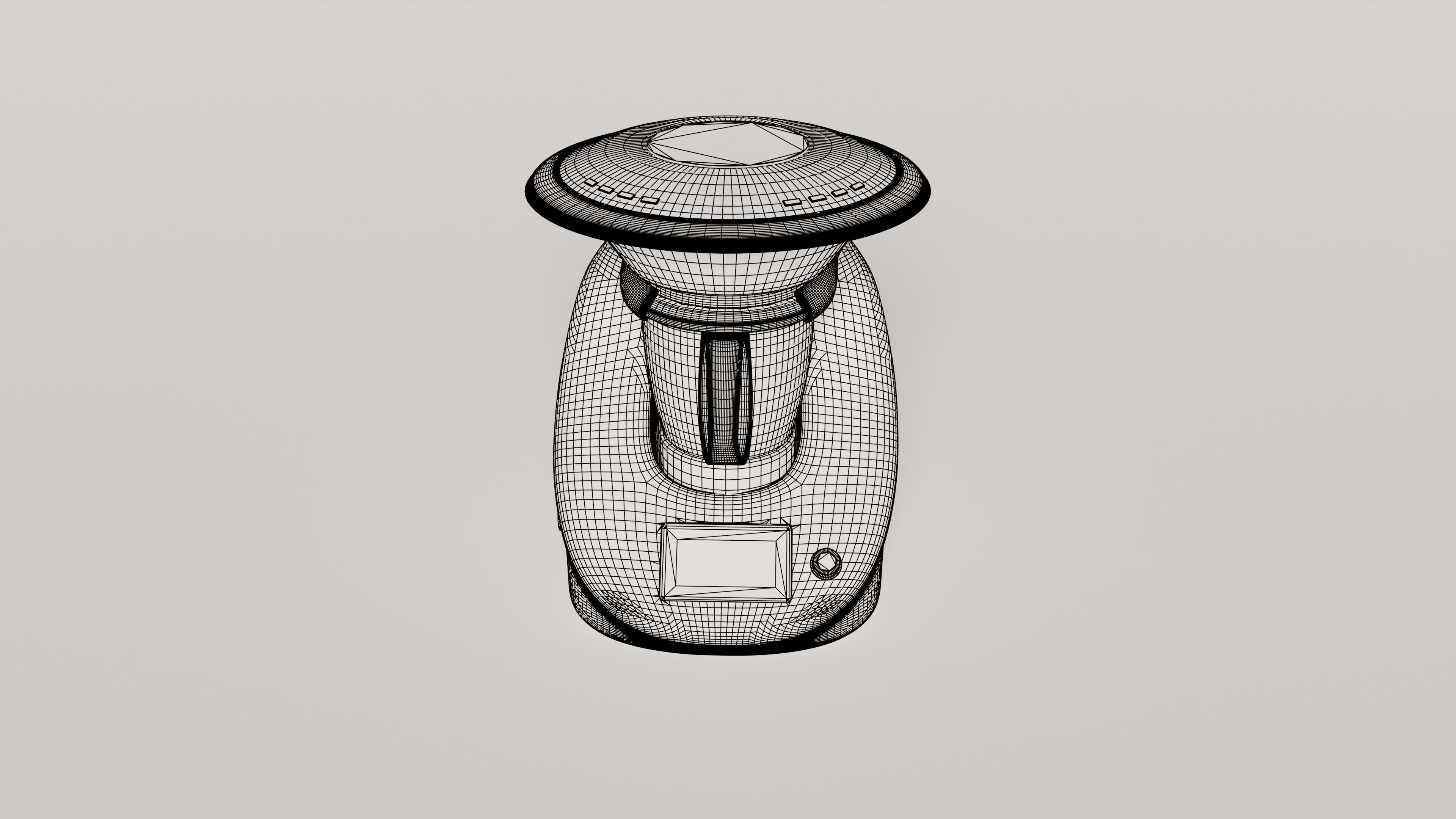 Food Mixer Free 3D model_15