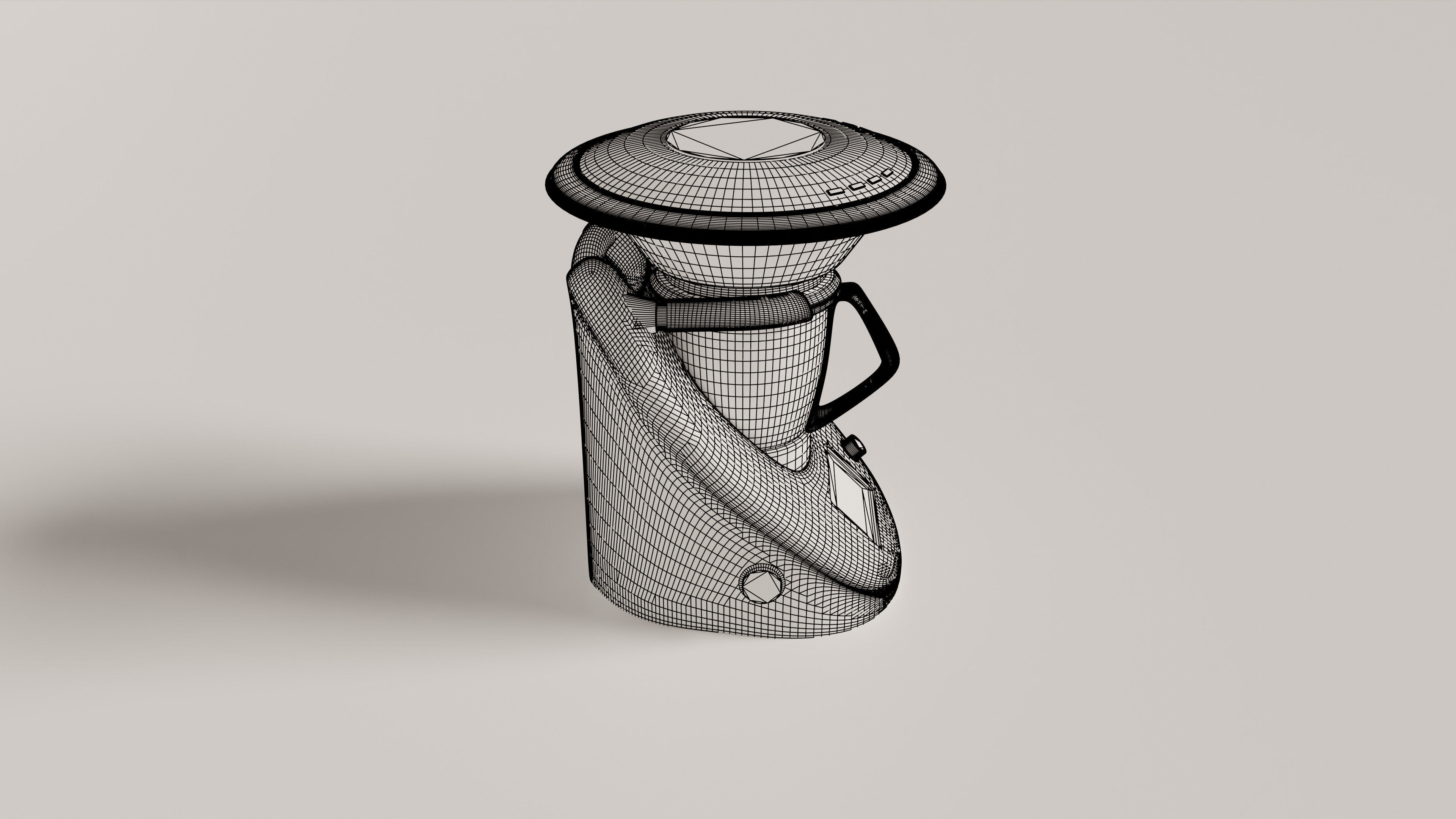 Food Mixer Free 3D model_13