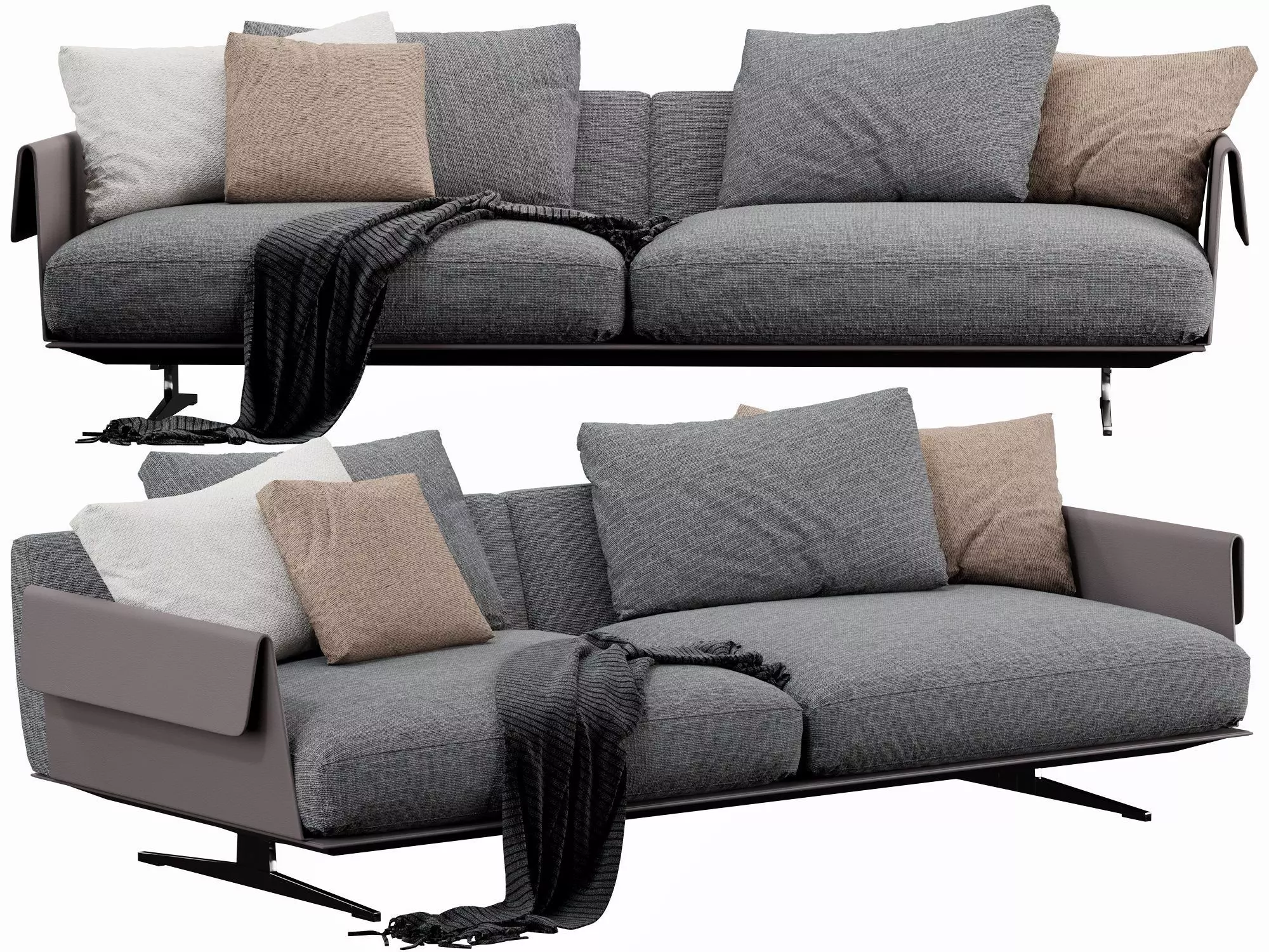 Flexform Bretton 3D model_0