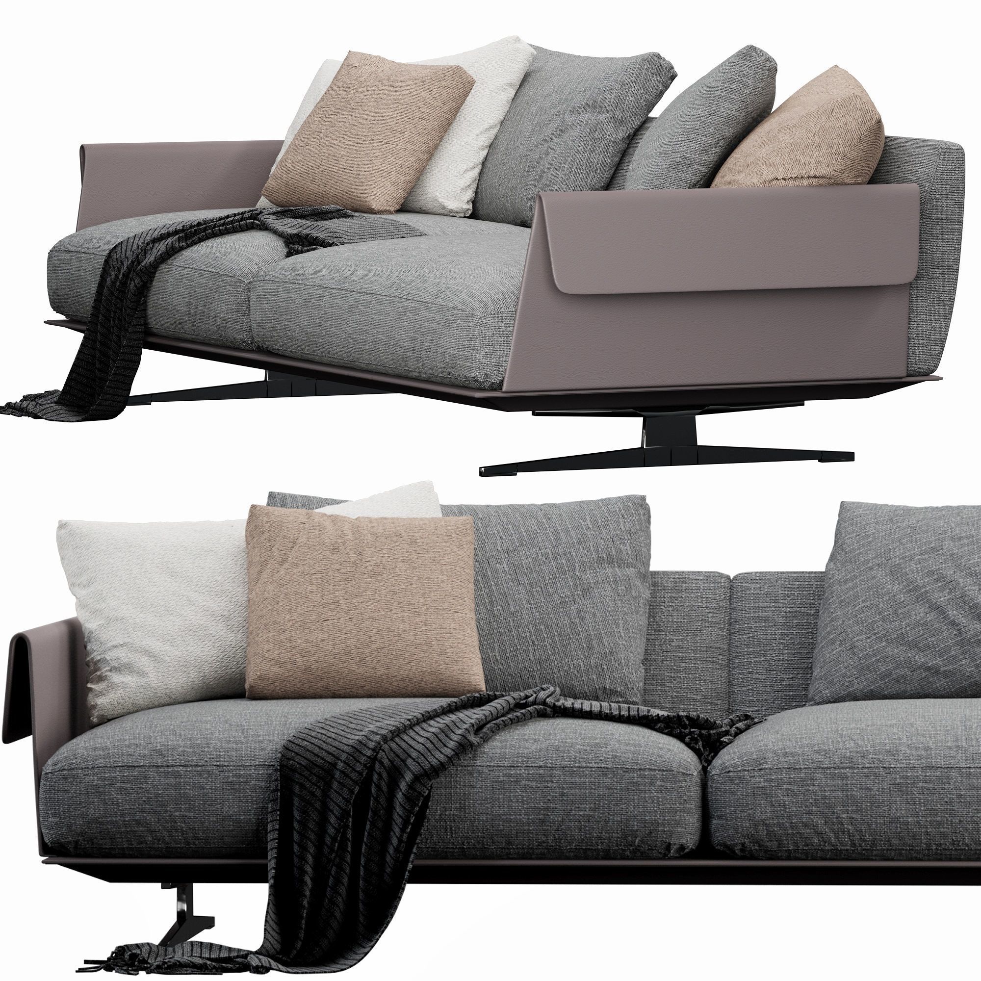 Flexform Bretton 3D model_3