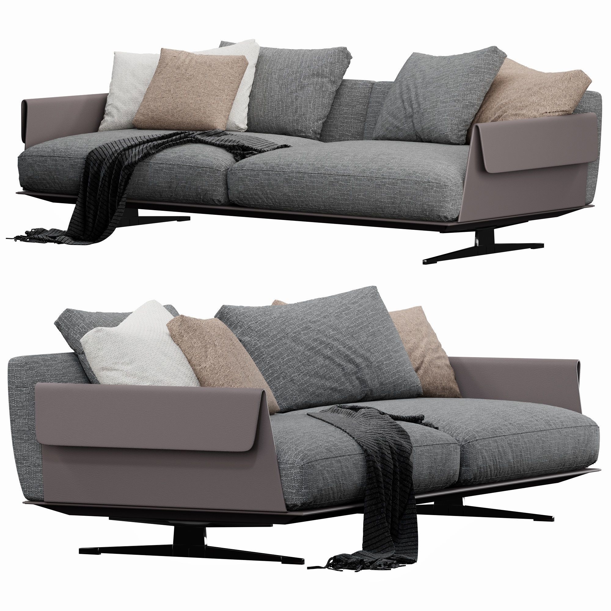 Flexform Bretton 3D model_2