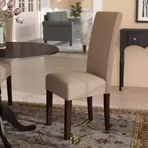 Rayford Fabric Panel Parsons Chair - 3 Colour