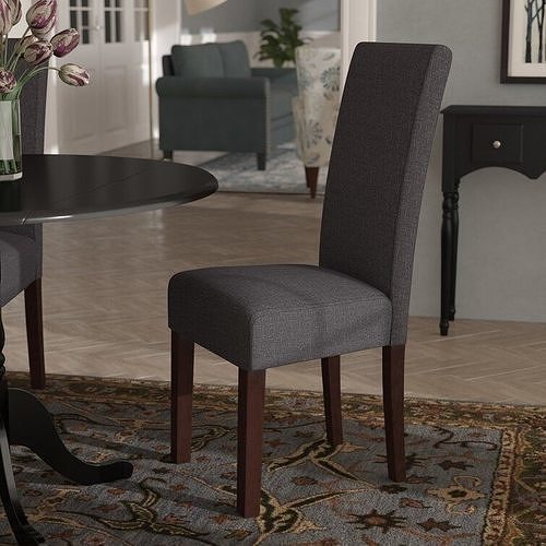 Rayford Fabric Panel Parsons Chair - 3 Colour 3D model 3