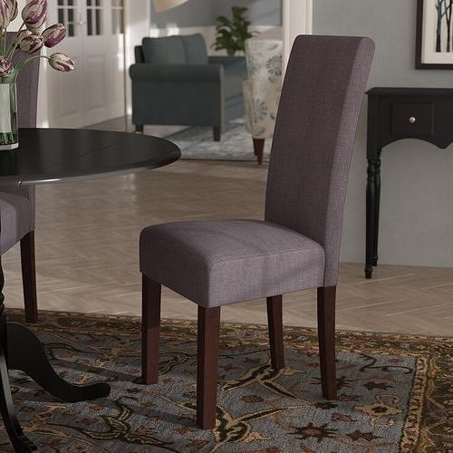 Rayford Fabric Panel Parsons Chair - 3 Colour 3D model 2
