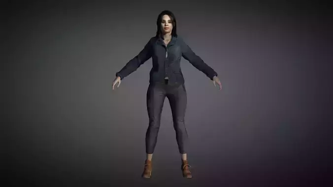 AAA Realistic Female Character 28